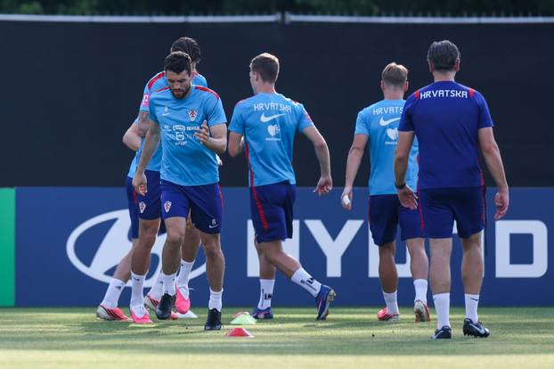 Alexandria: Trening hrvatske nogometne reprezentacije u trening kampu Biskupske gimnazije