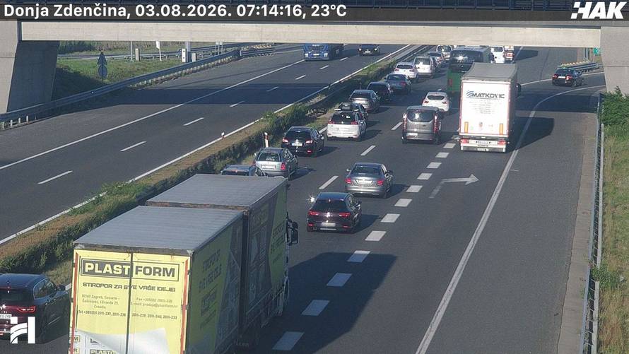 KAOS NA A1 Kolona duga 25 km zbog sudara prije Karlovca!