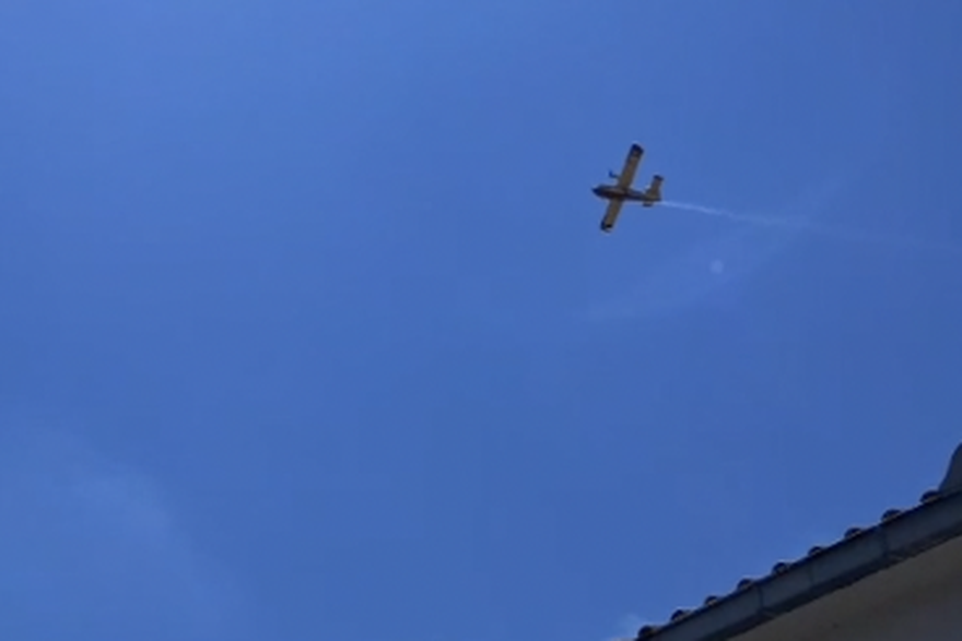 Po&zcaron;ar kod Metkovi&cacute;a