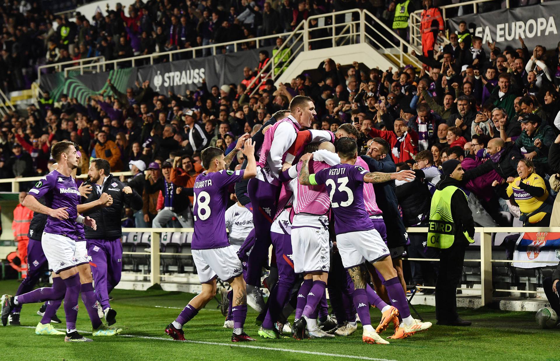 Europa Conference League - Quarter Final - Second Leg - Fiorentina v Lech Poznan