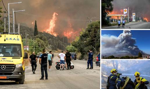 FOTO Jezive scene iz Grčke.  82 požara izbila u periodu od 24 sata: 'Vatrogasci su naši heroji'