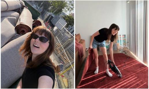 VIDEO U sme&cacute;u iskopala crveni tepih s Oscara pa izazvala histeriju: Svi pohrlili po komad