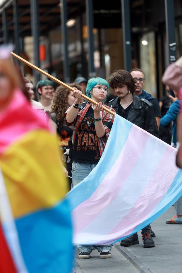 Zagreb: 25. Povorka ponosa LGBTIQ zajednice "Korak po korak, iskorak!"