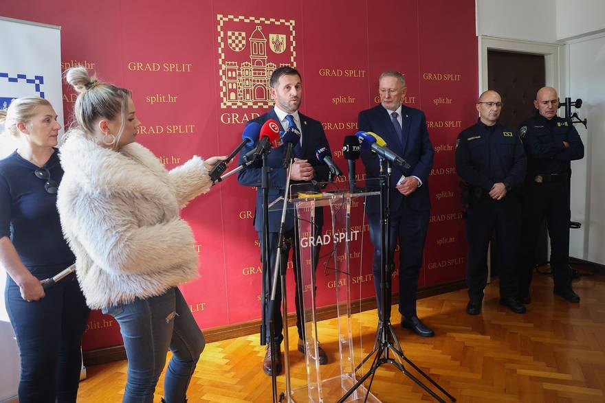 Split: Izjave Božinovića i Šute nakon sastanka