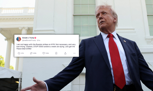 Trump nakon žestokog napada na Kijev: 'Vladimire, prestani!'