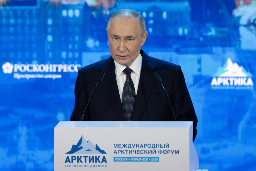 Russian President Vladimir Putin visits Murmansk