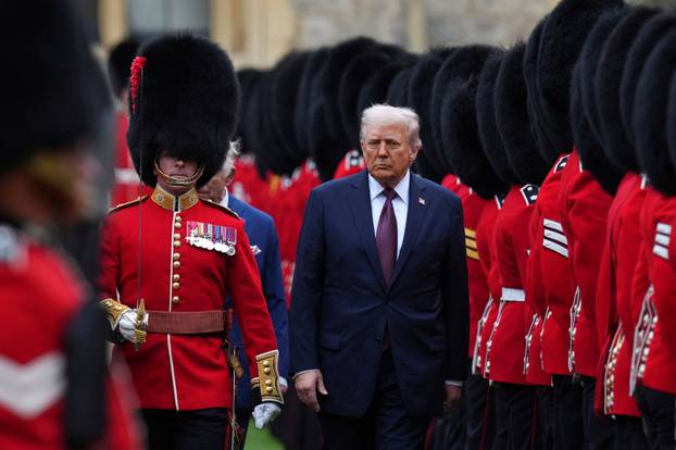 U.S. President Trump makes second state visit to Britain