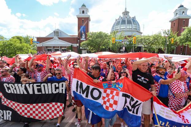 SP 2026 Toronto: Veliki hrvatski korteo prema Toronto stadionu sa 100-metarskom zastavom