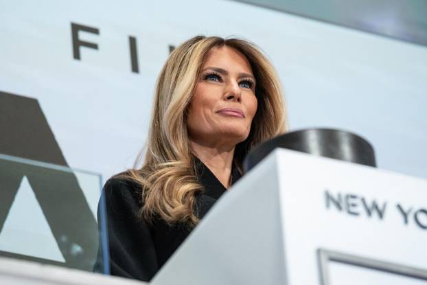 First Lady Melania Trump Rings NYSE Opening Bell To Celebrate Opening of Movie 'Melania'