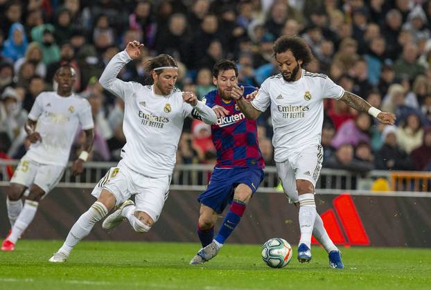 REAL MADRID  v FC BARCELONA. LA LIGA 2019/2020. ROUND 26.