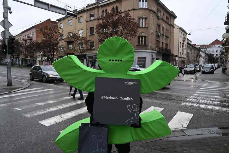 Povodom najdepresivnijeg dana godini, u Zagrebu se provodila jedna sretna kampanja