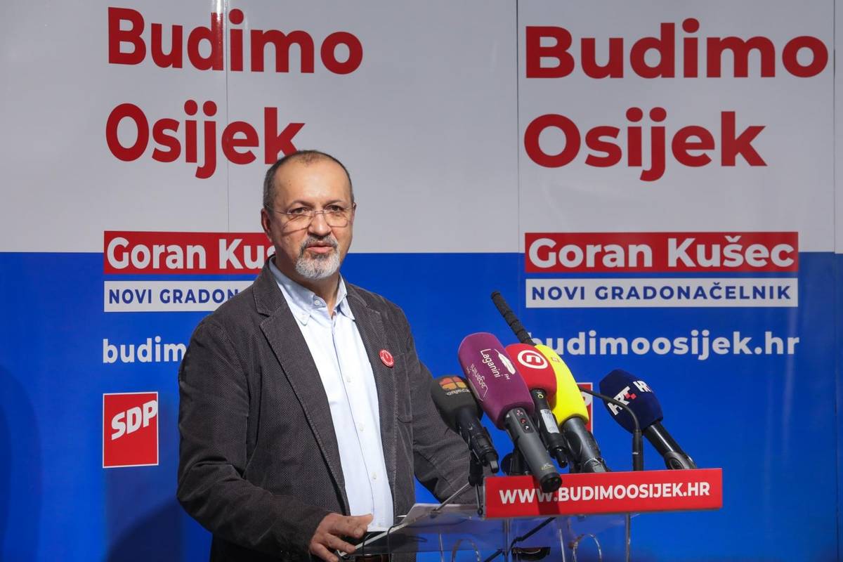 Goran Kušec je kandidat SDP-a za osječkoga gradonačelnika