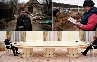 Putin za Guterresa opet izvukao dugački stol, šefu UN-a negirao da su Rusi krivi za pokolj u Buči
