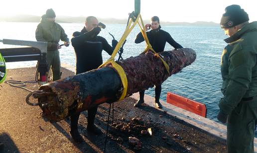 Kod Ugljana izvukli torpedo iz vremena Prvog svjetskog rata