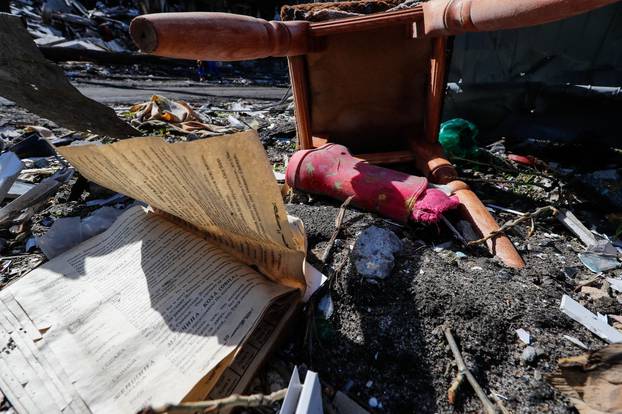 Devastation In Borodyanka Amid Russian Invasion Of Ukraine, Borodyanka of Bucha Raion, Kyiv Oblast - 07 Apr 2022