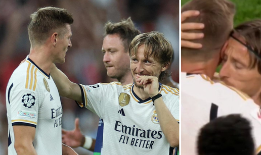 Luka Modrić jedva je zadržao suze dok je Kroos izlazio iz igre