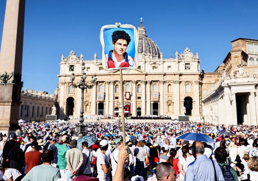 Canonisation of Carlo Acutis and Pier Giorgio Frassati, at the Vatican