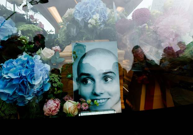 Funeral of Irish Singer Sinead O'Connor