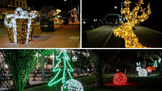 Božićni ukrasi usred Biograda: Posjetitelji 'čekaju' novu godinu