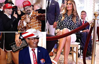 Seksi noge Melanije Trump i hrpa šarolikih likova: Ovo su scene s Trumpove kandidature