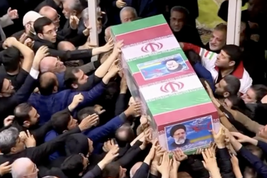 Pogremna ceremonija za poginulog predsjednika stigla je u Teheran