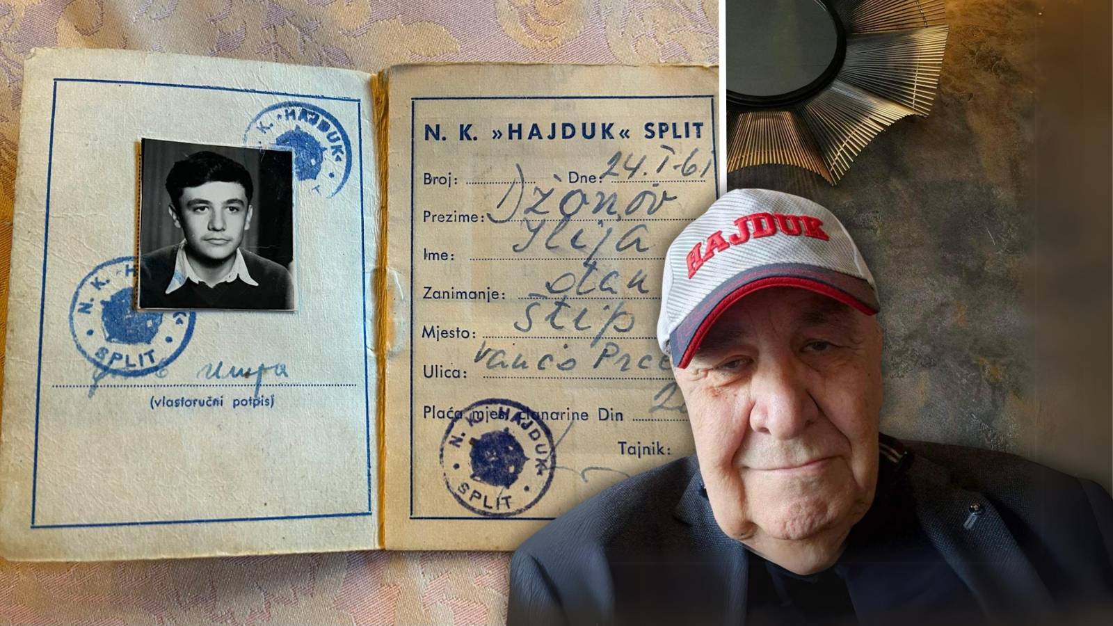 Makedonac Ilija (81): Član sam Hajduka od 1961. Ako Džeko i Rakitić dođu, stižem na Poljud!