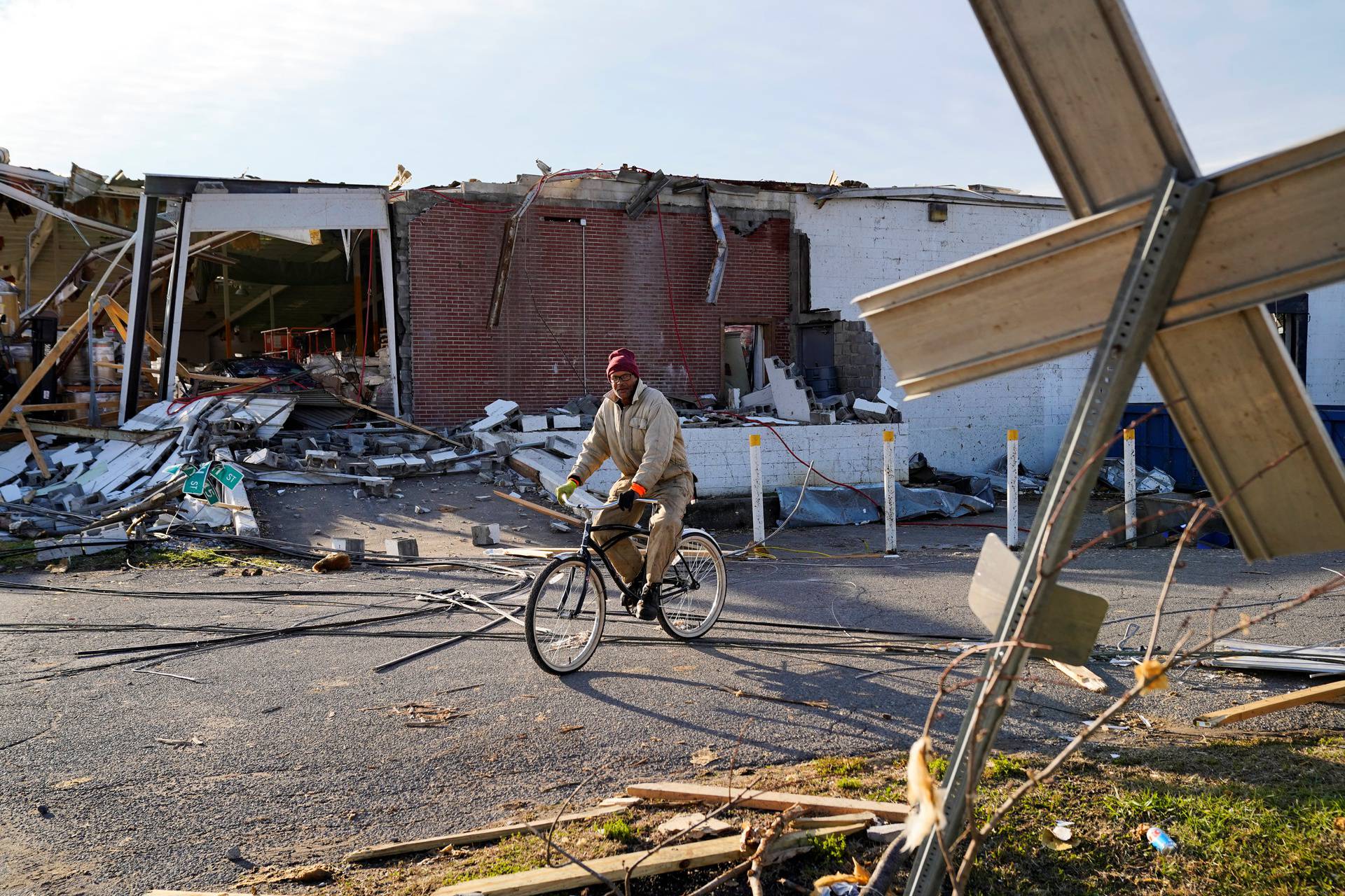 Devastating outbreak of tornadoes ripped through several U.S. states