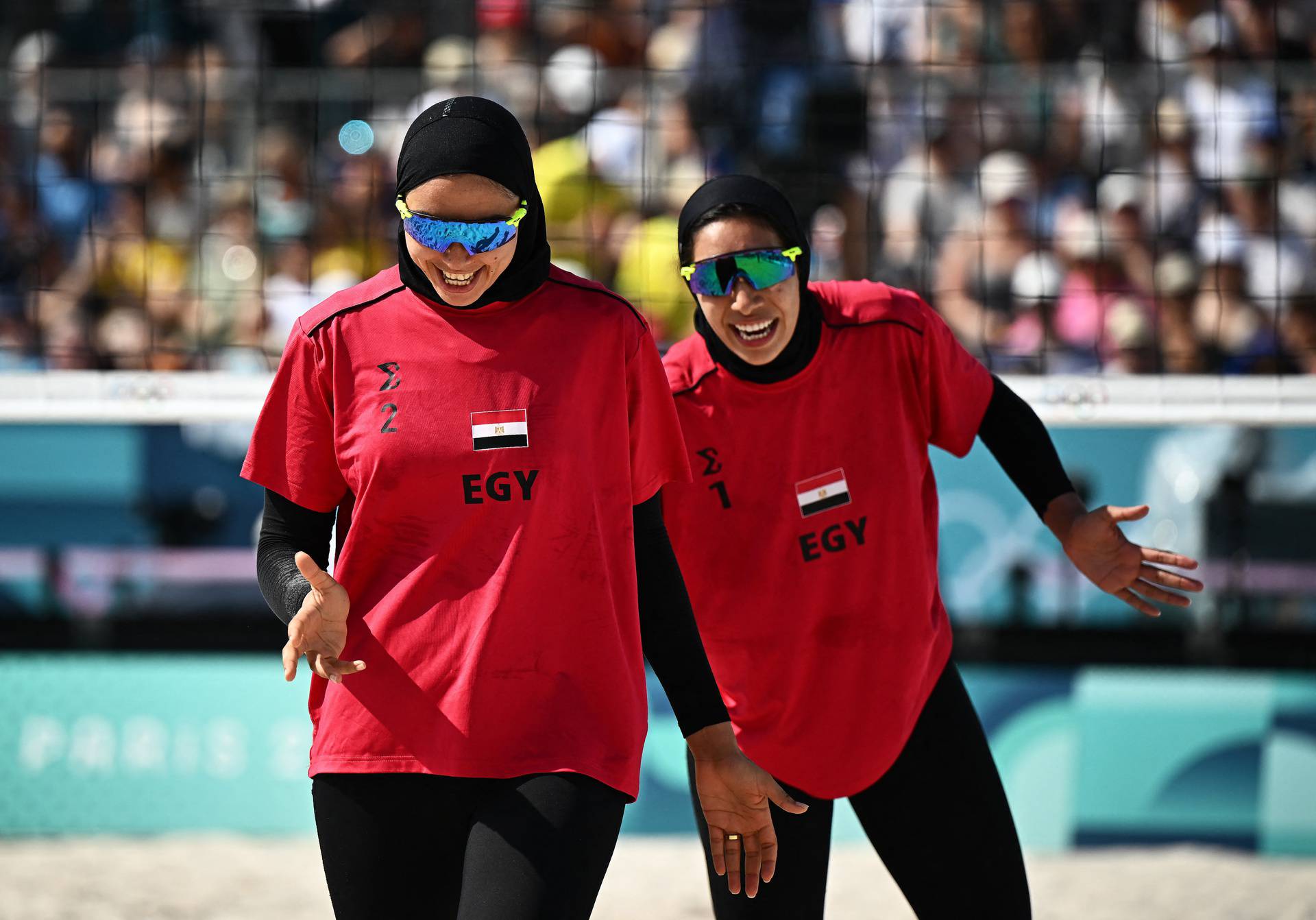 Beach Volleyball - Women's Preliminary Phase - Pool A - Italy vs Egypt (Gottardi/Menegatti vs Marwa/D. Elghobashy)