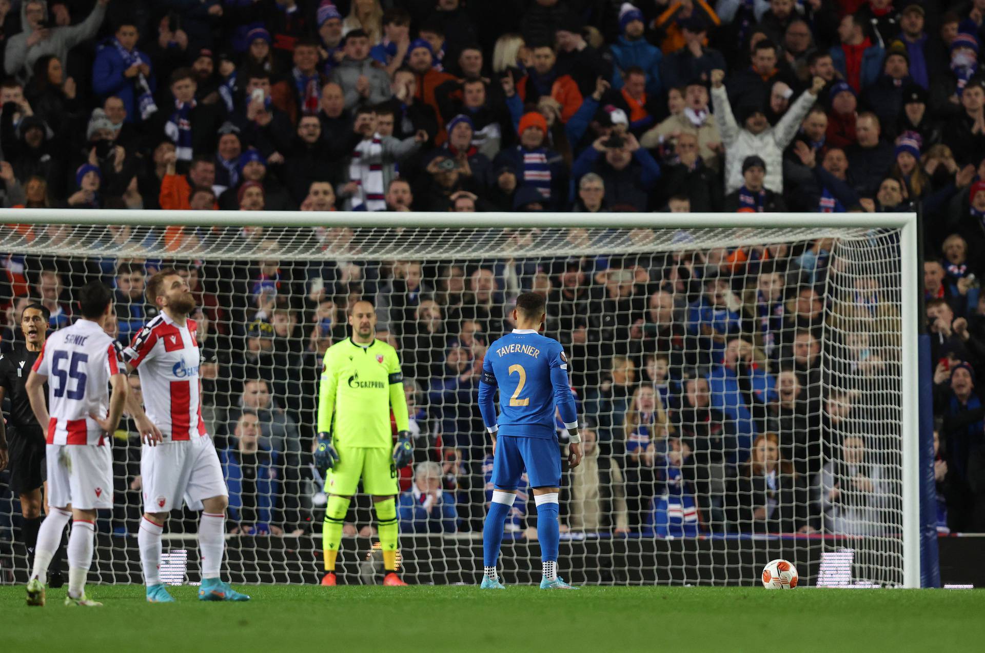 Europa League - Round of 16 First Leg - Rangers v Crvena Zvezda