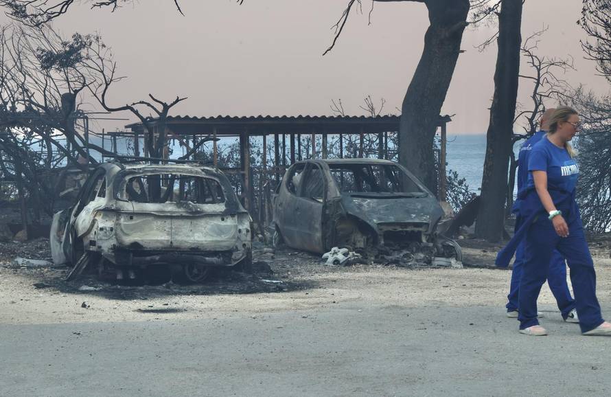 Posljedice požara kod Omiša
