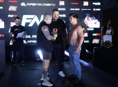 Službeno vaganje za MMA spektakl FNC 6 u Karlovcu