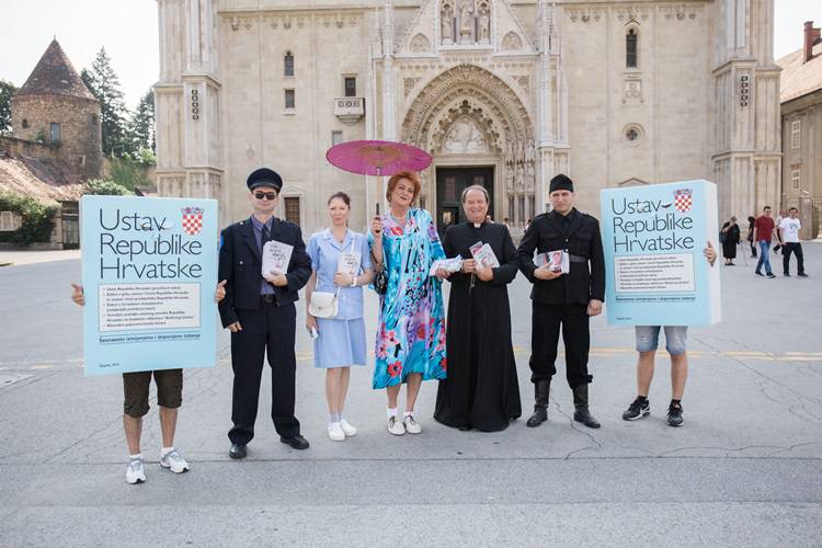 Zagrepčani ostali iznenađeni nesvakidašnjim performansom