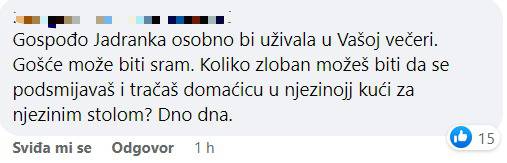 Publika 'Večere za 5' o Jadranki: 'Moralna pobjednica! Potrudila se i završila zadnja zbog spletki'