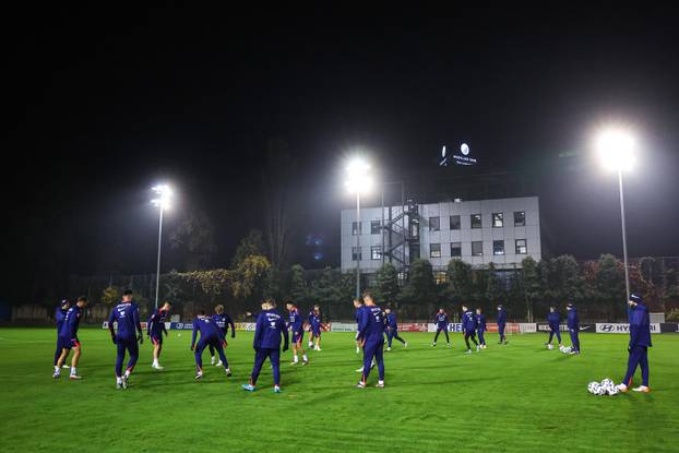 Zagreb: Trening hrvatske nogometne reprezentacije uoči utakmice Lige nacija protiv Škotske