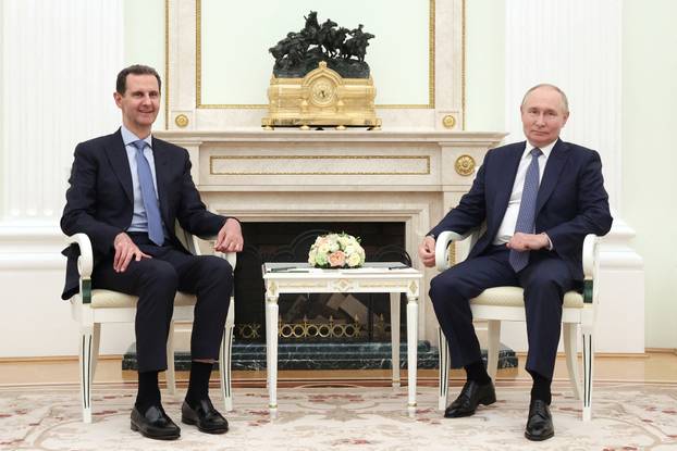 Russia's President Putin and Syria's President Assad meet in Moscow