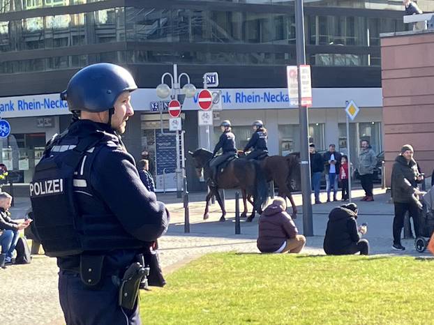 Police operation in Mannheim