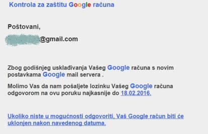 Najnovija prijevara kojom žele saznati vašu Google lozinku