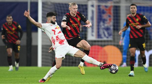 Champions League - Round of 16 First Leg - RB Leipzig v Manchester City