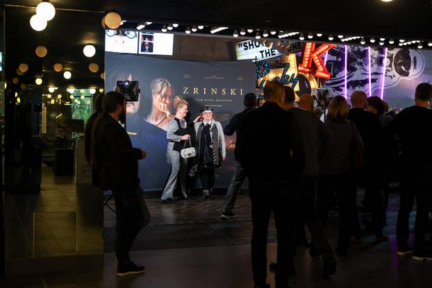 Zagreb: Premijera dugometražnog igrano-dokumentarnog filma "Zrinski"
