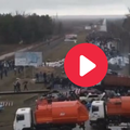 Nenaoružani Ukrajinci blokiraju put do najveće nuklearke...