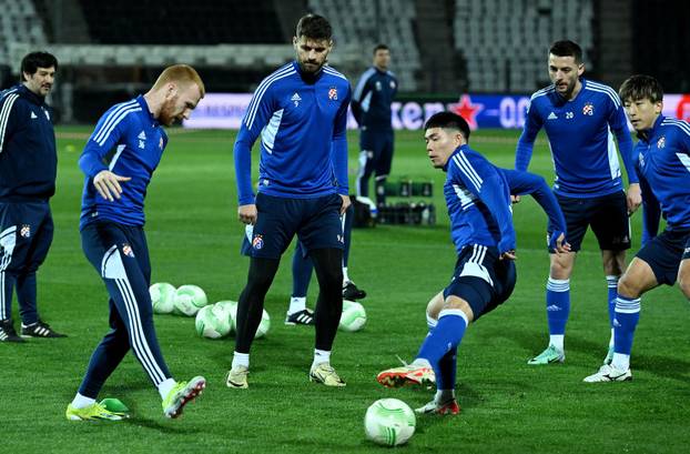 Solun: Trening GNK Dinama uoči uzvratnog susreta 1/8 finala UEFA Konferencijske lige