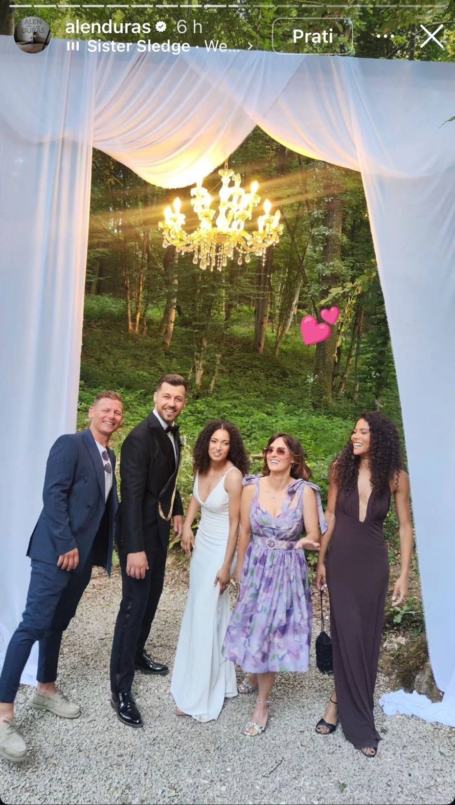 Pjevač Alen Đuras uplovio u bračnu luku sa svojom Anom: Kum Matija Cvek je i zapjevao