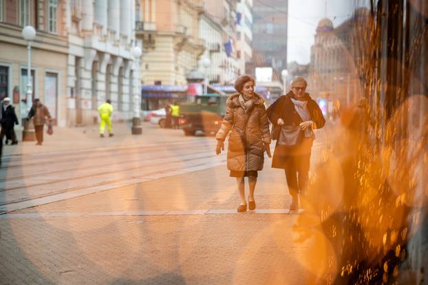 Zagreb: Subotnje prijepodne u centru grada 