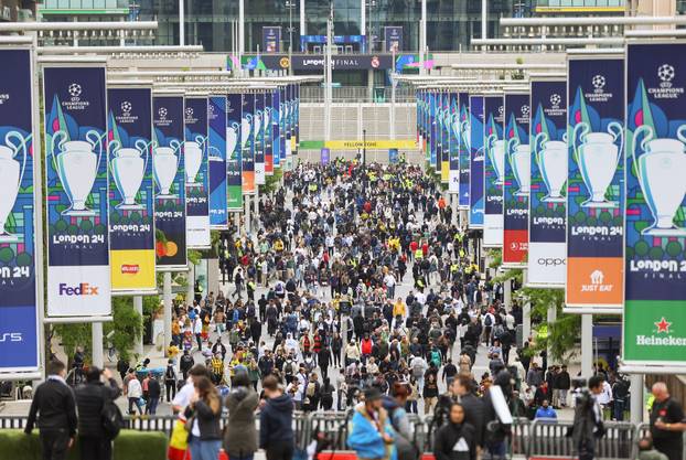 Atmosfera u Londonu uoči finala UEFA Lige prvaka između Real Madrida i Borussie Dortmund
