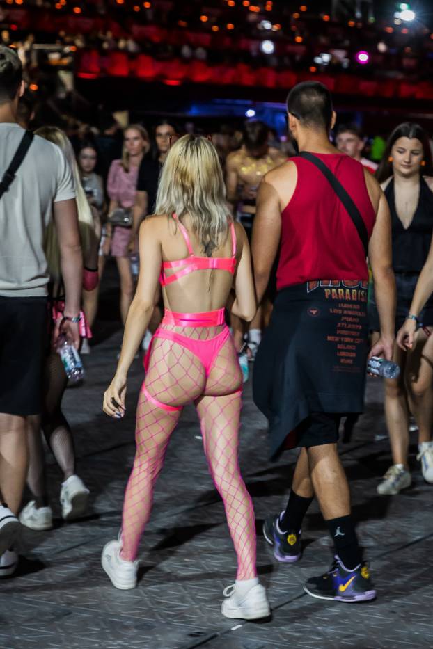 Split: Ultra Europe Festival, druga ve&ccaron;er, atmosfera