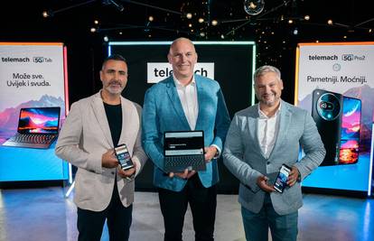 Telemach predstavio svoj prvi 5G tablet i još pametniji 5G telefon s AI značajkama
