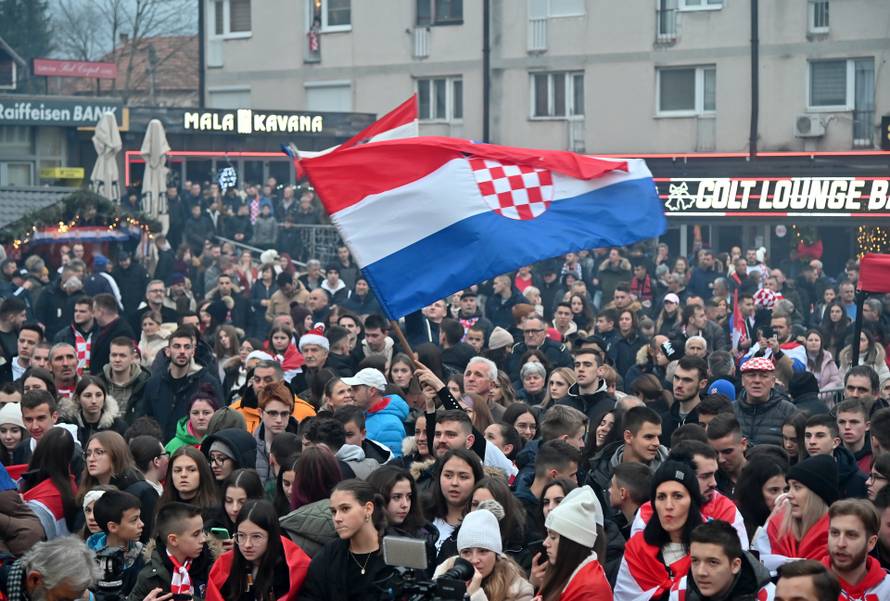Livno: Svečani doček Zlatka Dalića, izbornika nogometne reprezentacije