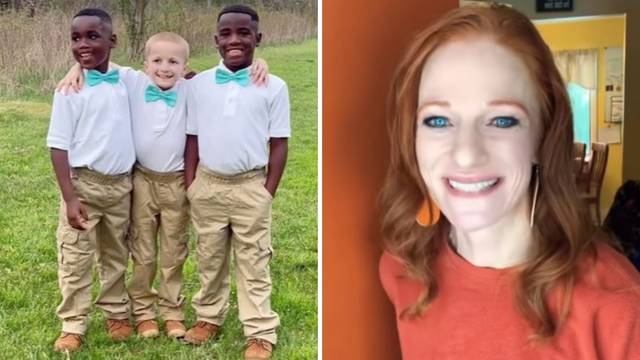 Odgojila posvojene blizance i biološkog sina kao trojčeke: 'Nije bitna boja kože već ljubav'