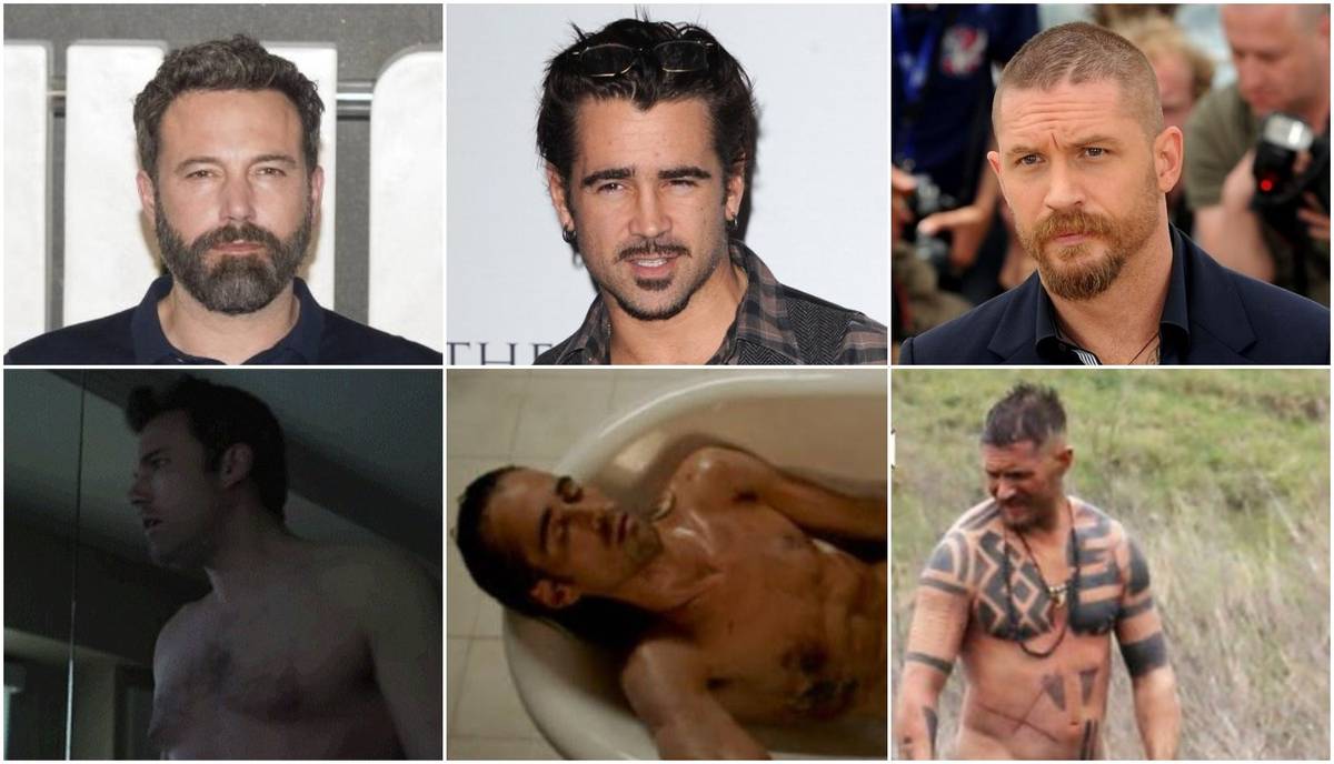 Glumci muški goli 10 glumaca