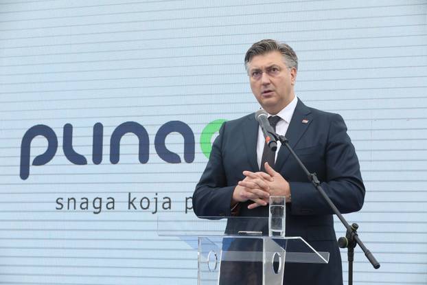 Bosiljevo: Predsjednik Vlade Andrej Plenković sudjelovao je na svečanom obilježavanju završetka radova na plinovodu Zlobin-Bosiljevo